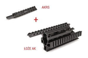Zestaw szyn do AK - AKRS + łoże Picatinny